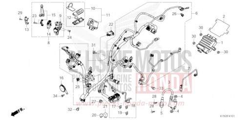 WIRE HARNESS (FSH125R) FSH125R de 2024